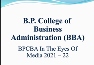 BPCBA in the Eyes of Media 2021-22